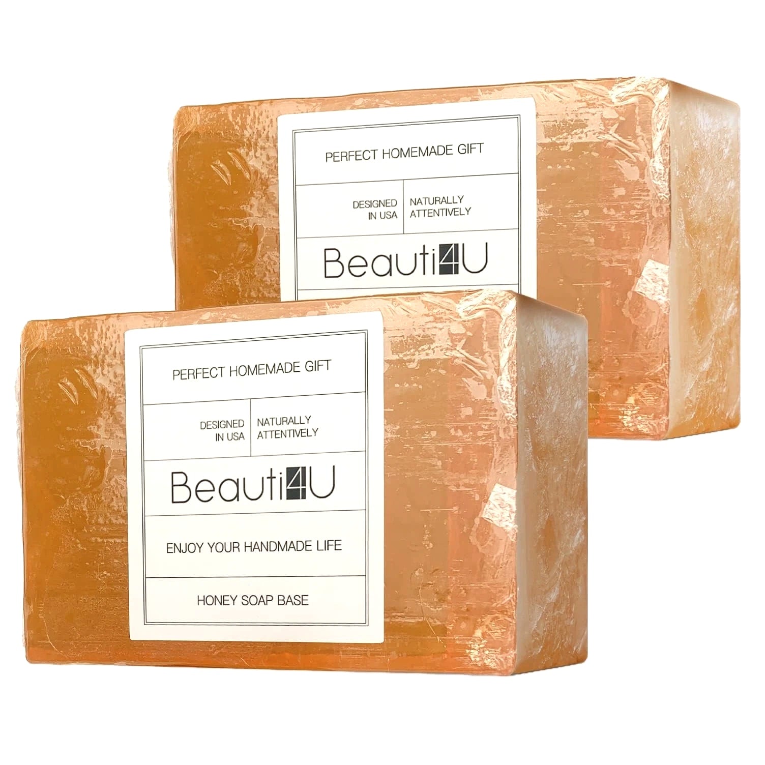 2 LB Honey Soap Base - Soap Making Supplies - Melt and Pour Soap Base