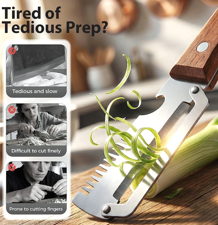 Vegetable Peeler with Wooden Handle and Bottle Opener