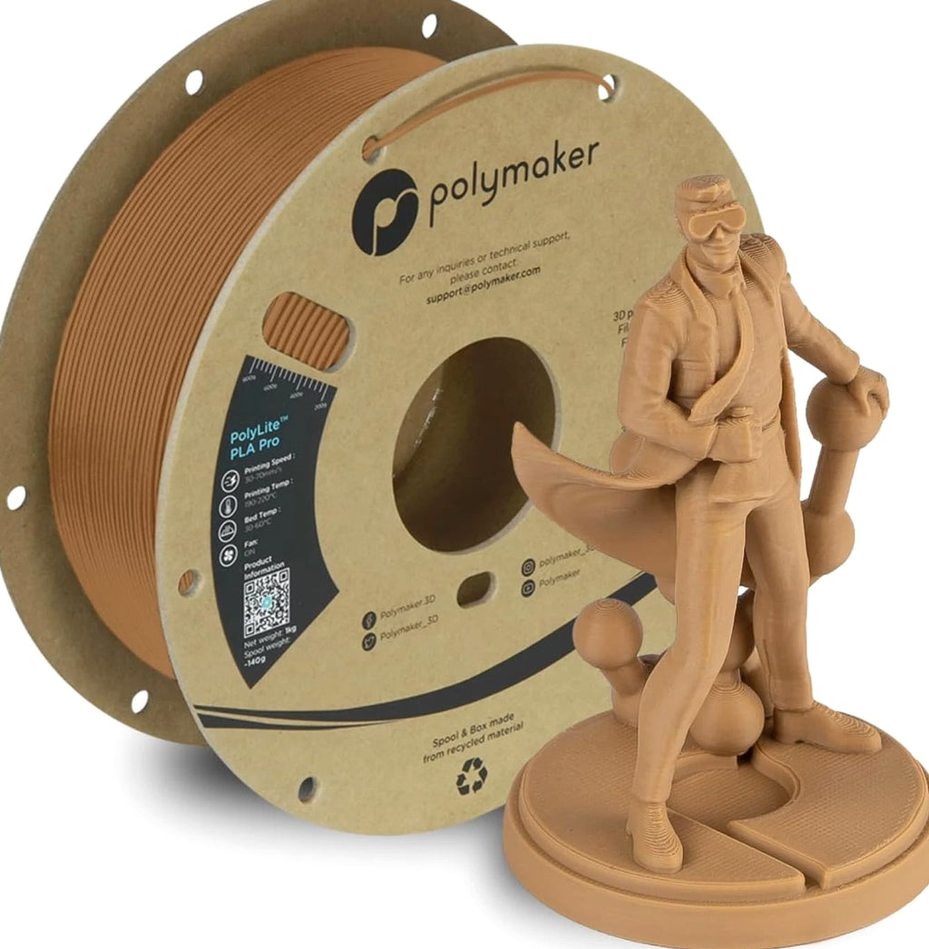 PLA PRO Filament 1.75Mm Army Beige, Powerful 3D Printer Filament 1Kg Polylite