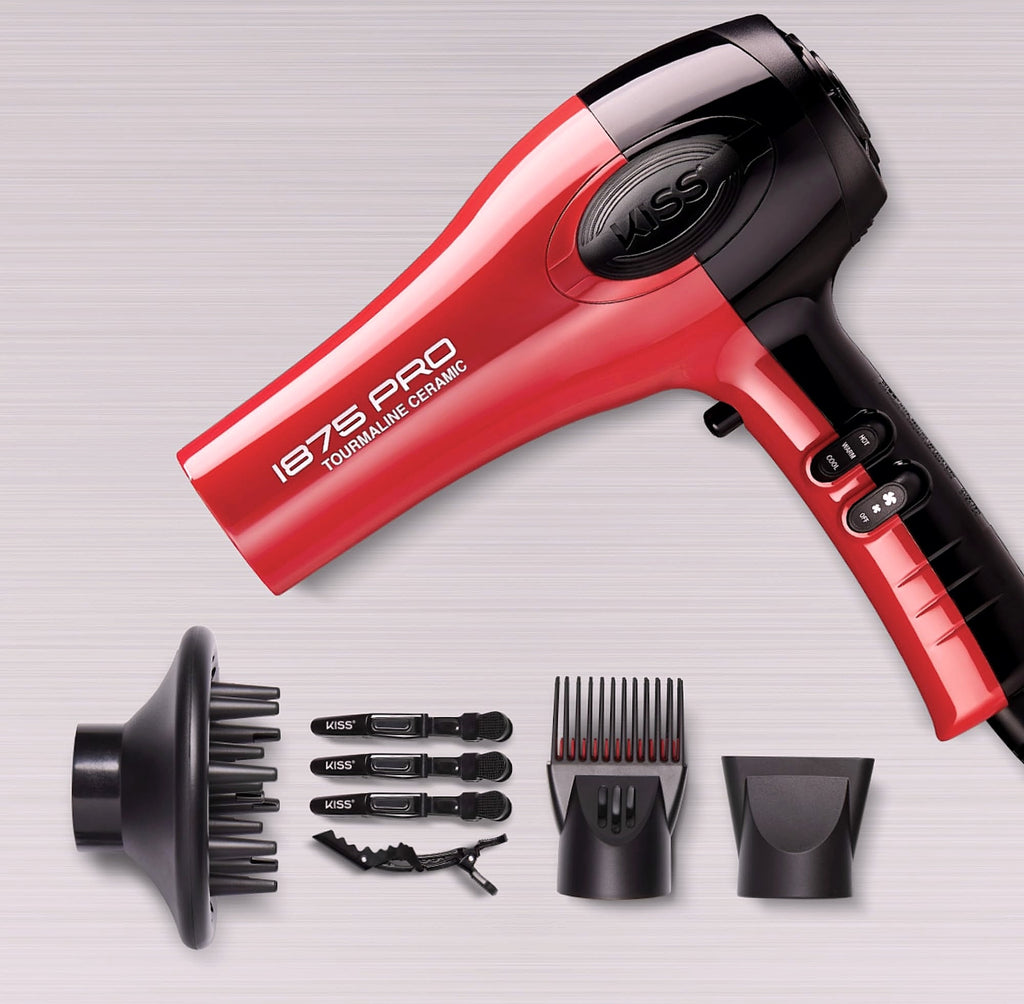 KISS 1875 Watt Pro Tourmaline Ceramic Hair Dryer