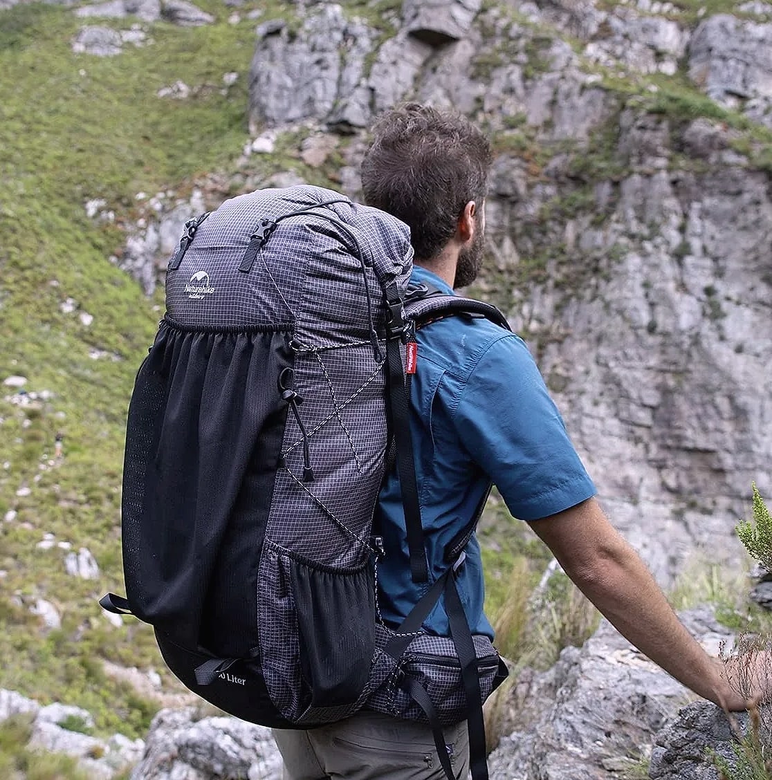 Naturehike 60+5L Mountain Backpack Hiking Travel Bag