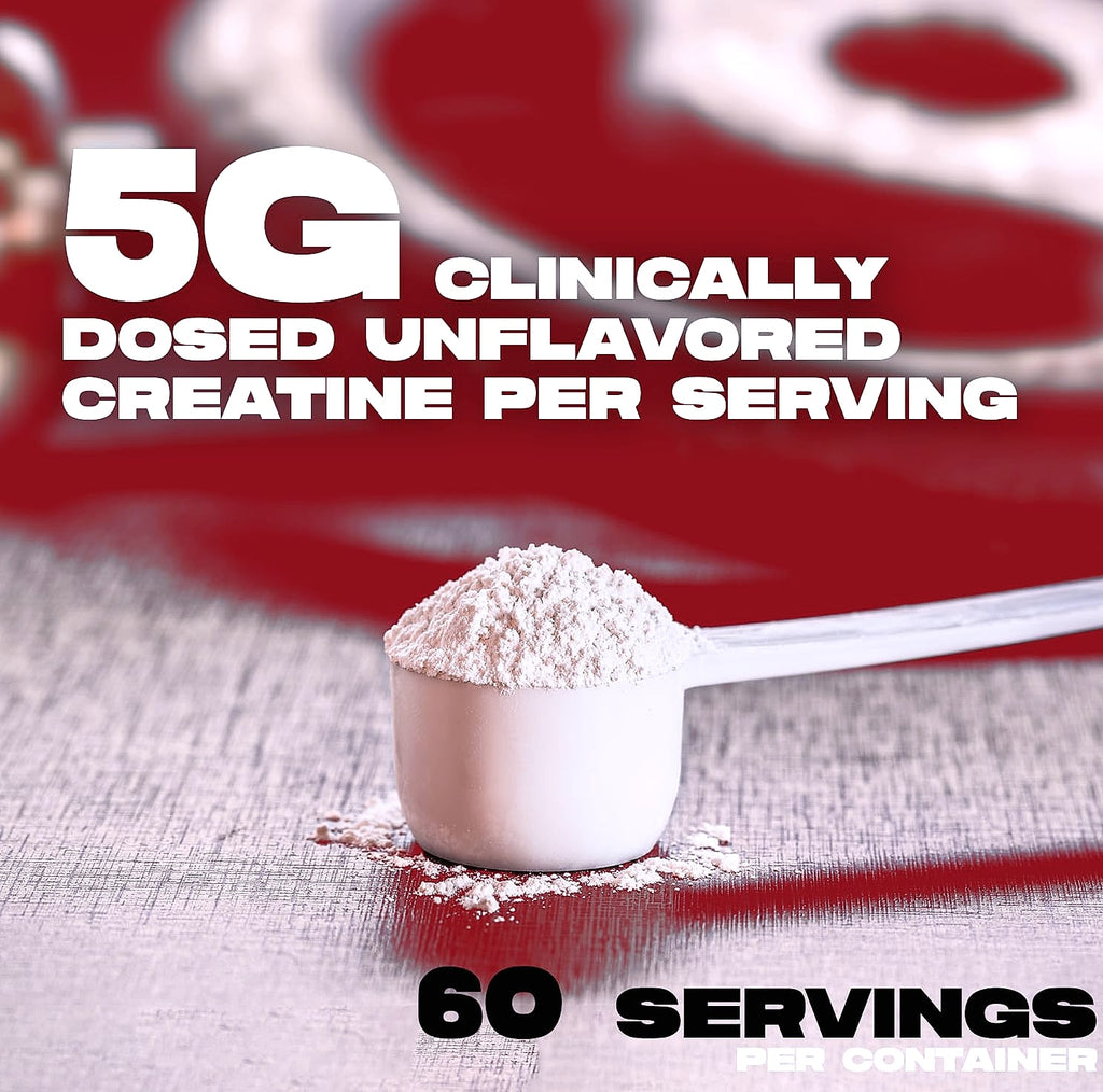 ALPHA LION Creatine Monohydrate Powder 5g Unflavored