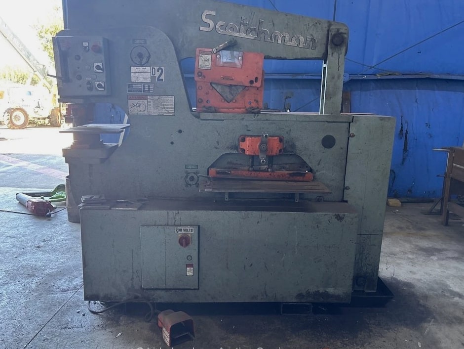 2016 Scotchman 9012-24M Hydraulic Ironworker Shear Punch Press Station bidadoo