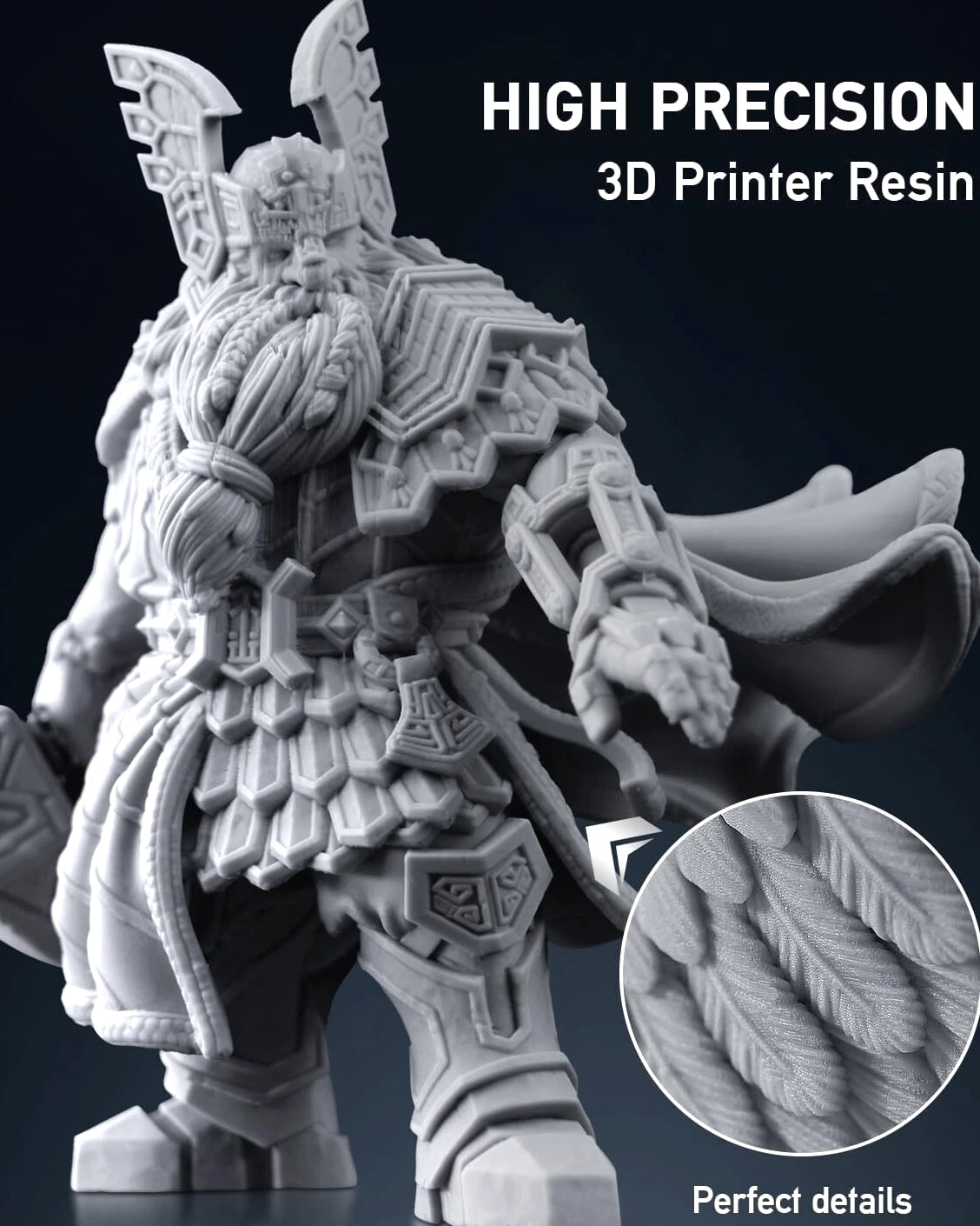 2000G ABS-Like Resin for 3D Printer, 405nm UV Curing Photopolymer Rapid 3D Resin