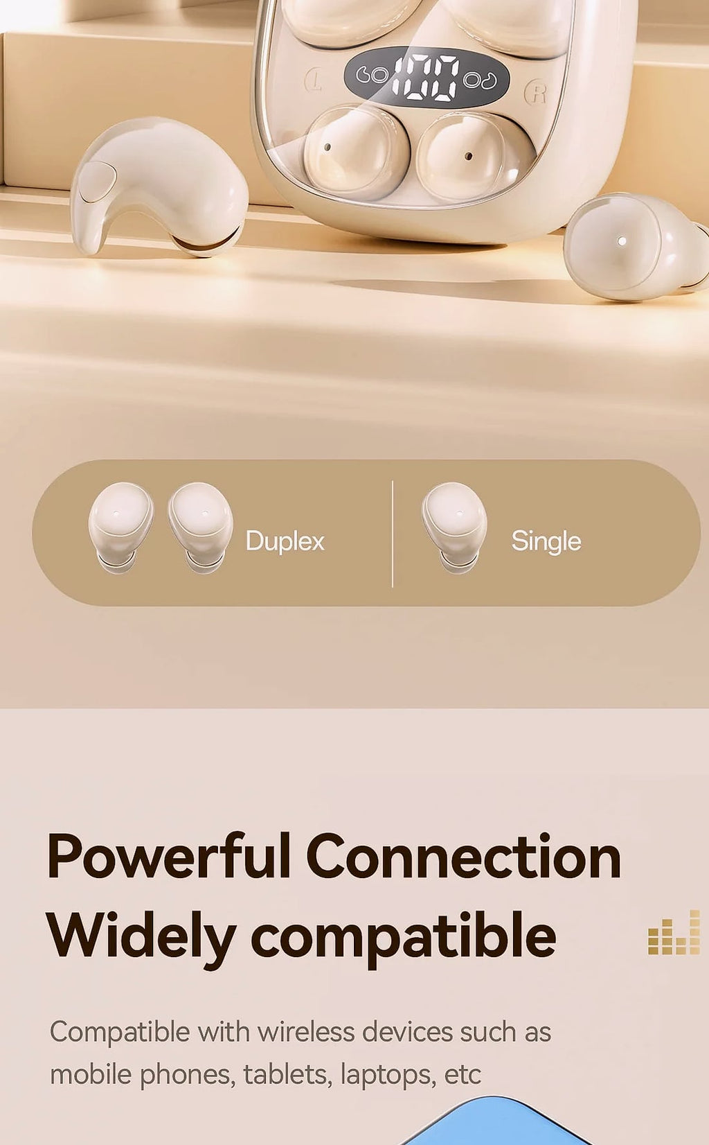 ESTG M126 Sleep Earbuds Bluetooth Headset Comfortable Wear