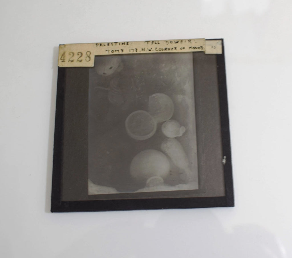 Photo TEL LACHISH EXCAVATION NO24 circa 1938 Vintage Magic Lantern Slide ISRAEL