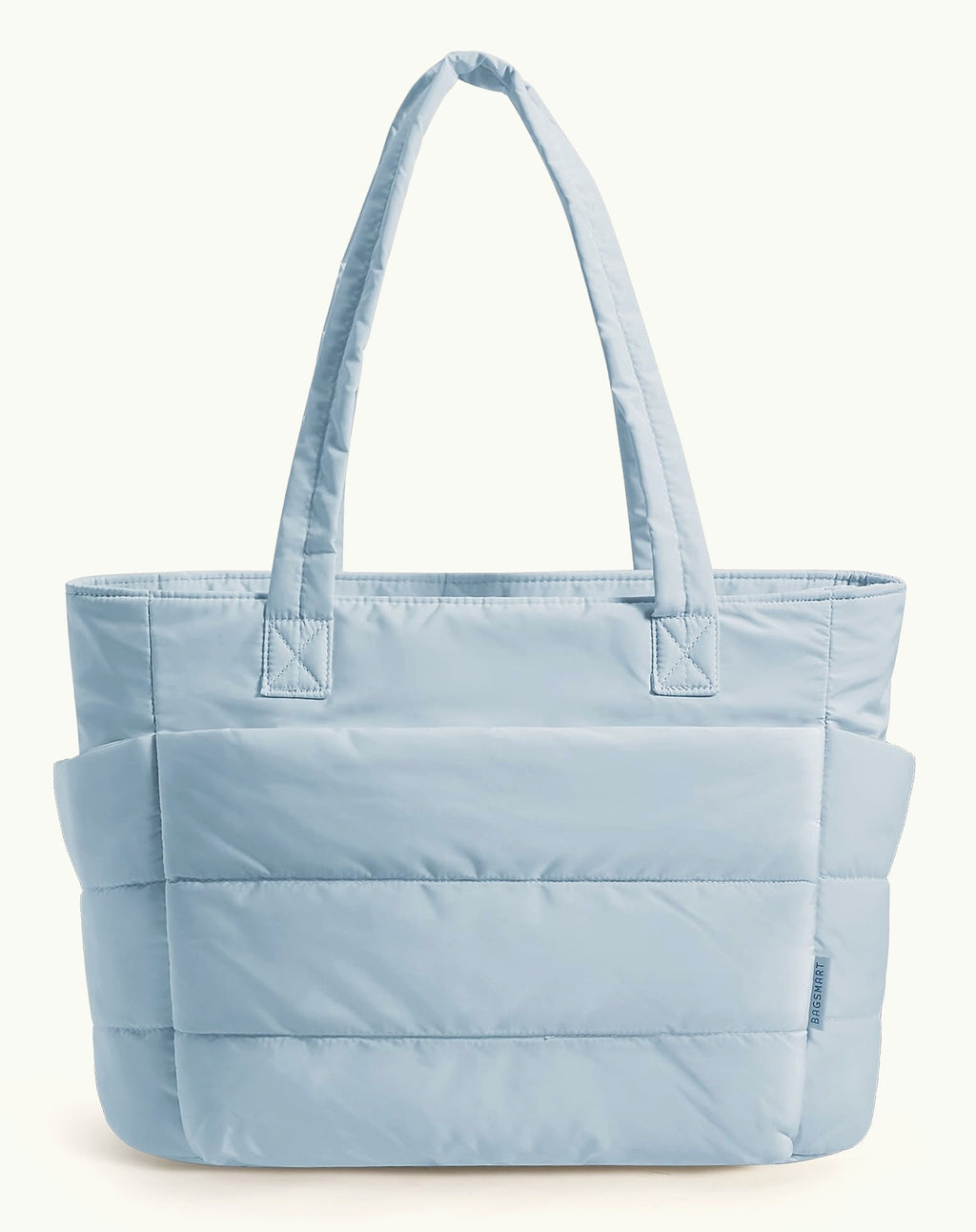 BAGSMART Tote Bag for Women, Lightweight Quilted Shoulder Bag