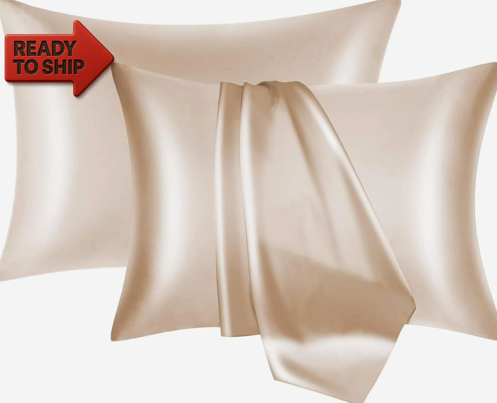 Mulberry Silk Pillowcase 2 Pack for Hair and Skin with Hidden Zipper,Both Sides