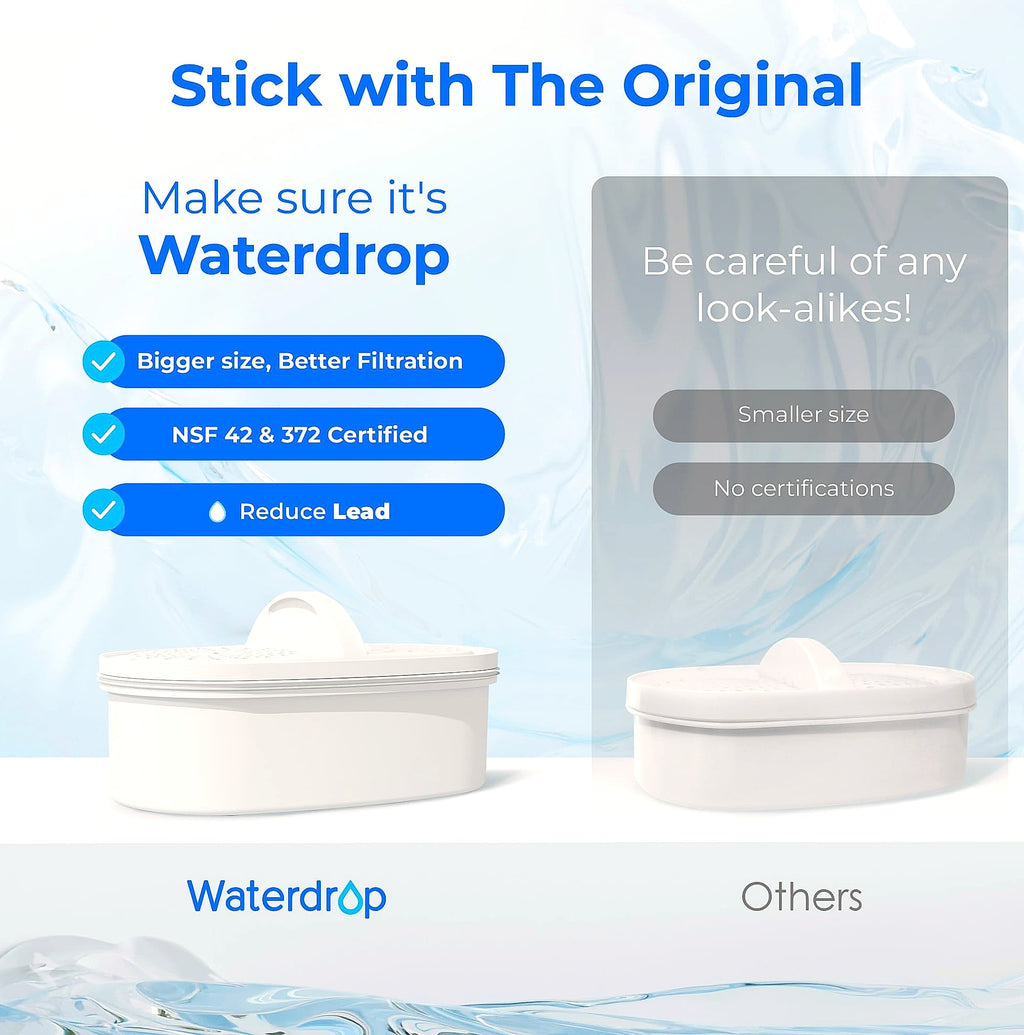 Waterdrop PF-01A Water Filter Replacement, 3 Pack, 200 Gallon Capacity