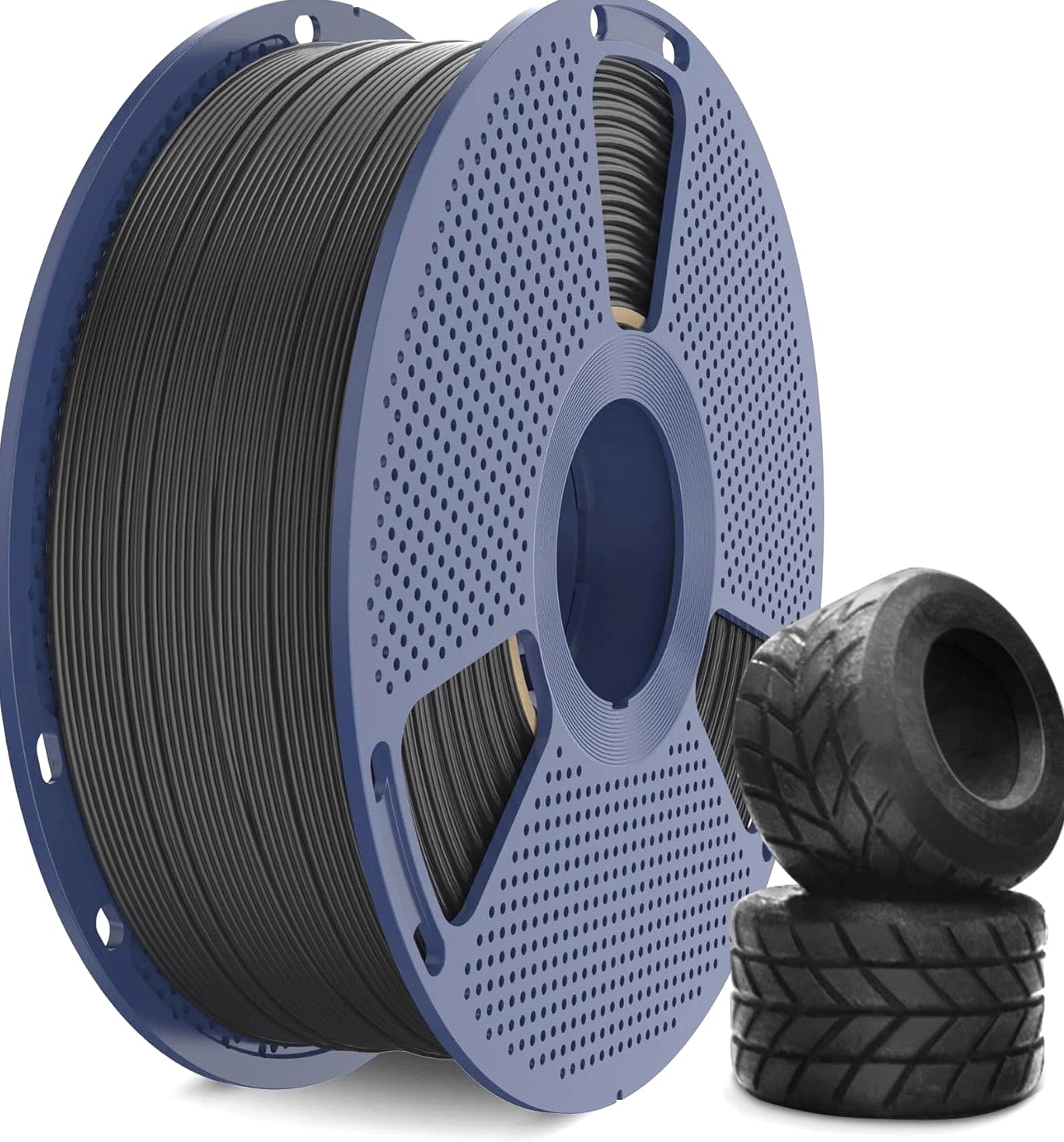 TPU 3D Printer Filament 1.75mm, High Speed 95A TPU Filament, 1KG Flexible 3D Fil
