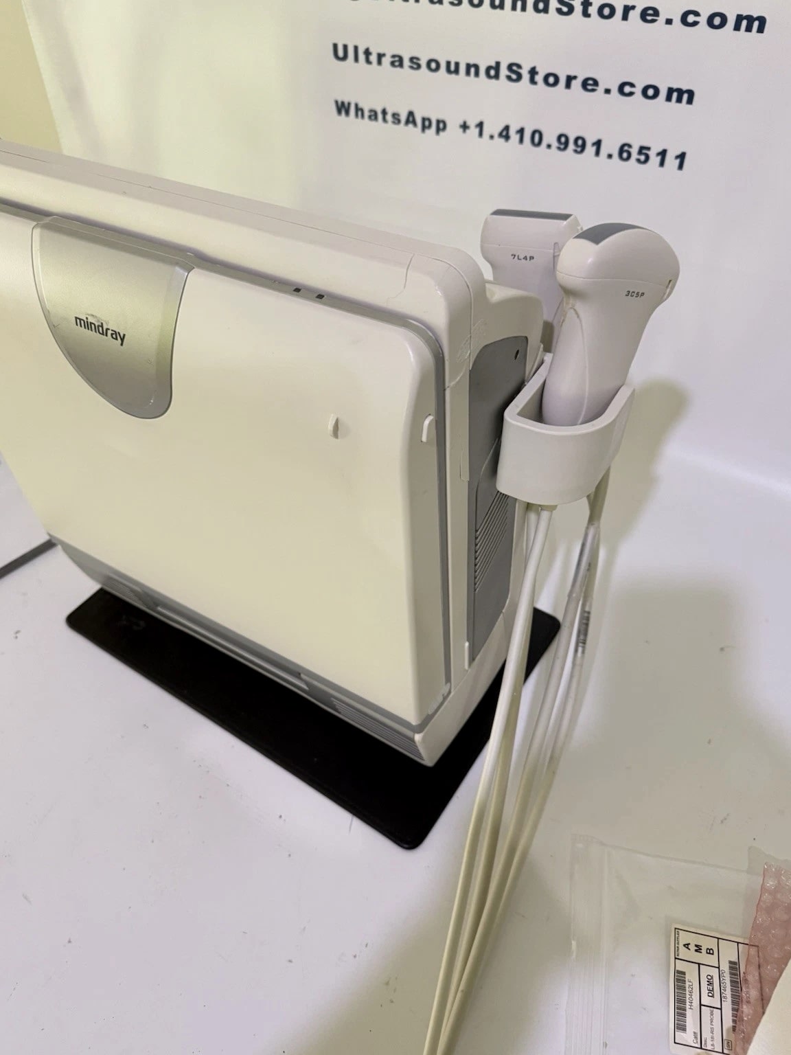 Mindray Z6 Ultrasound Machine w/ 2 Probes (7L4P & 3C5P) 2014 Color Doppler