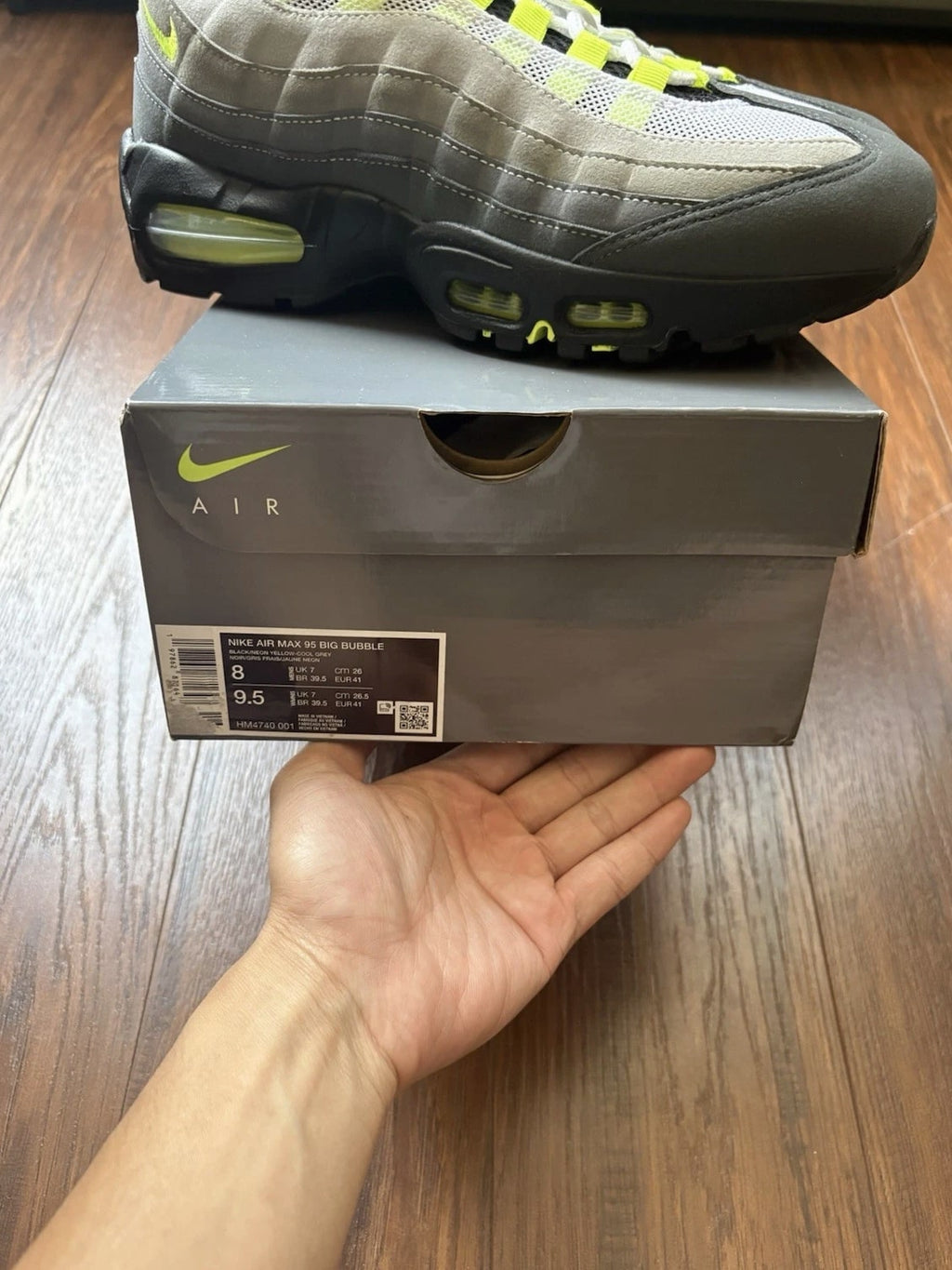 Nike Air Max 95 OG Neon (2026) HM4740-001 Size 8 Men’s Brand New Fast Ship