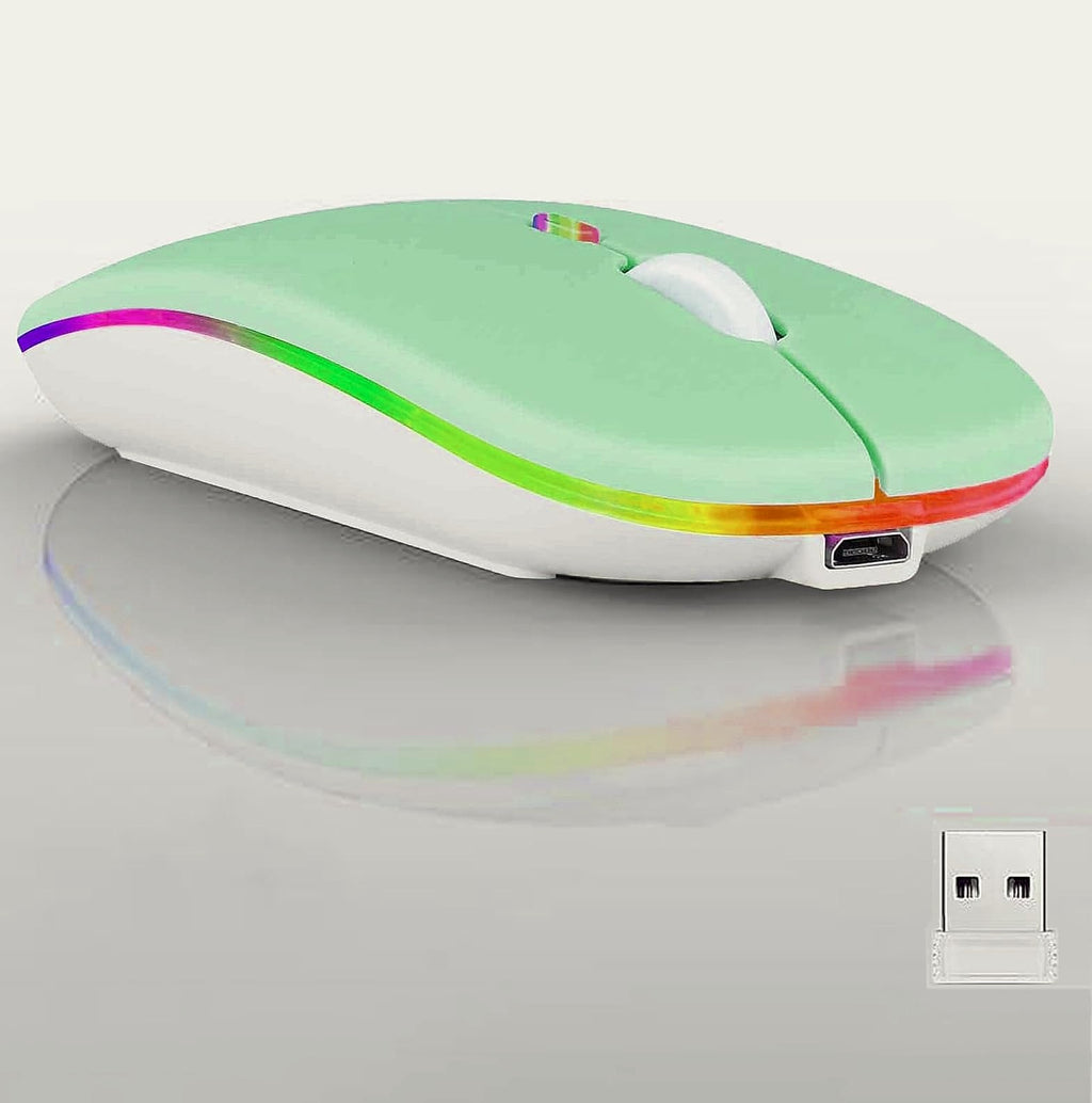 Guiheng Wireless Bluetooth Mouse, Dual Mode Rechargeable