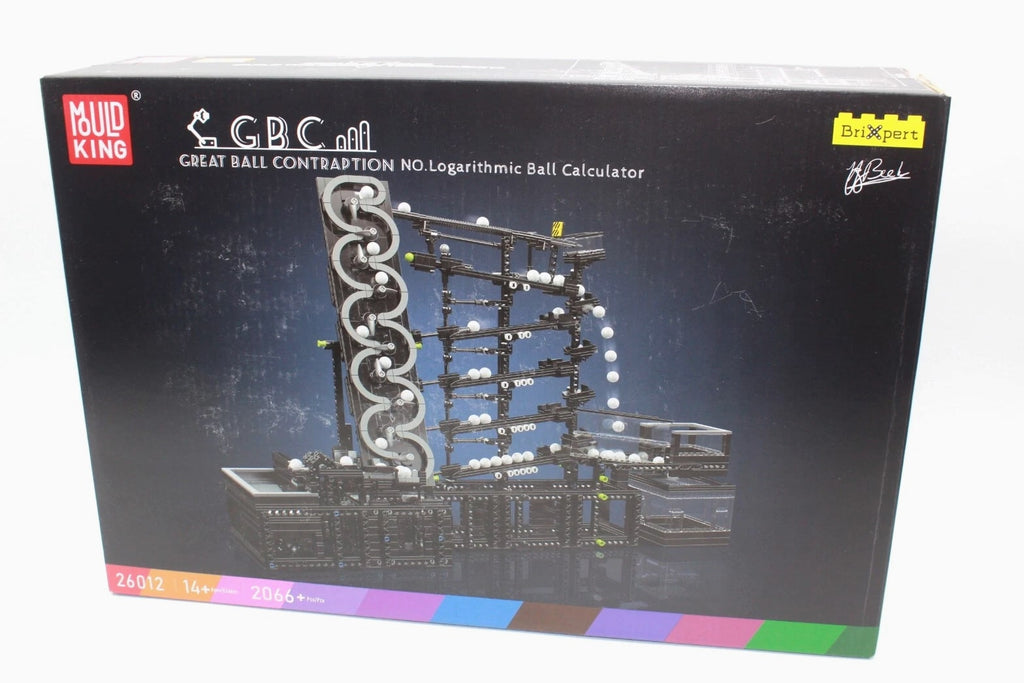 MOULD KING 26012 Marble Run Clamp Blocks Ball Calculator 2066 pcs Ball Track