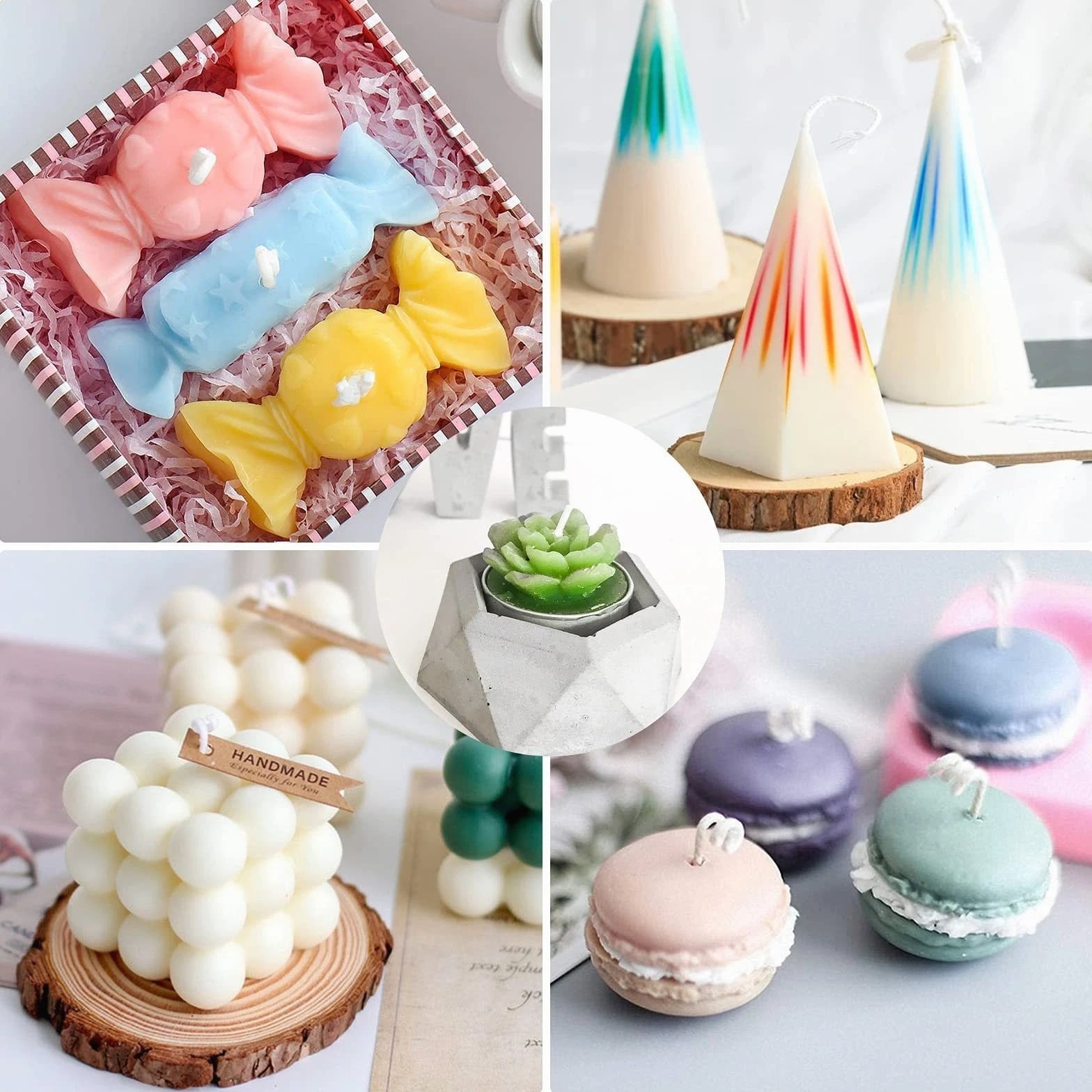 Candle Dye Set, 16 Colors Wax Dye for Candle Making, Bulk Soy Wax Dyes, DIY...