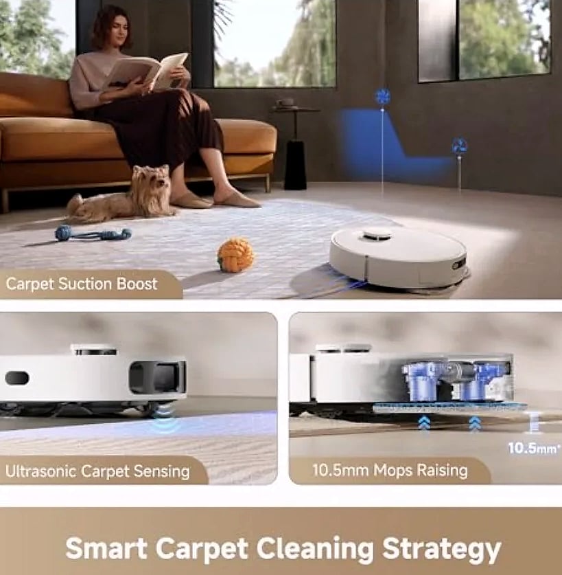 L40s Ultra CE Robot Vacuum and Mop Combo 13000Pa Suction