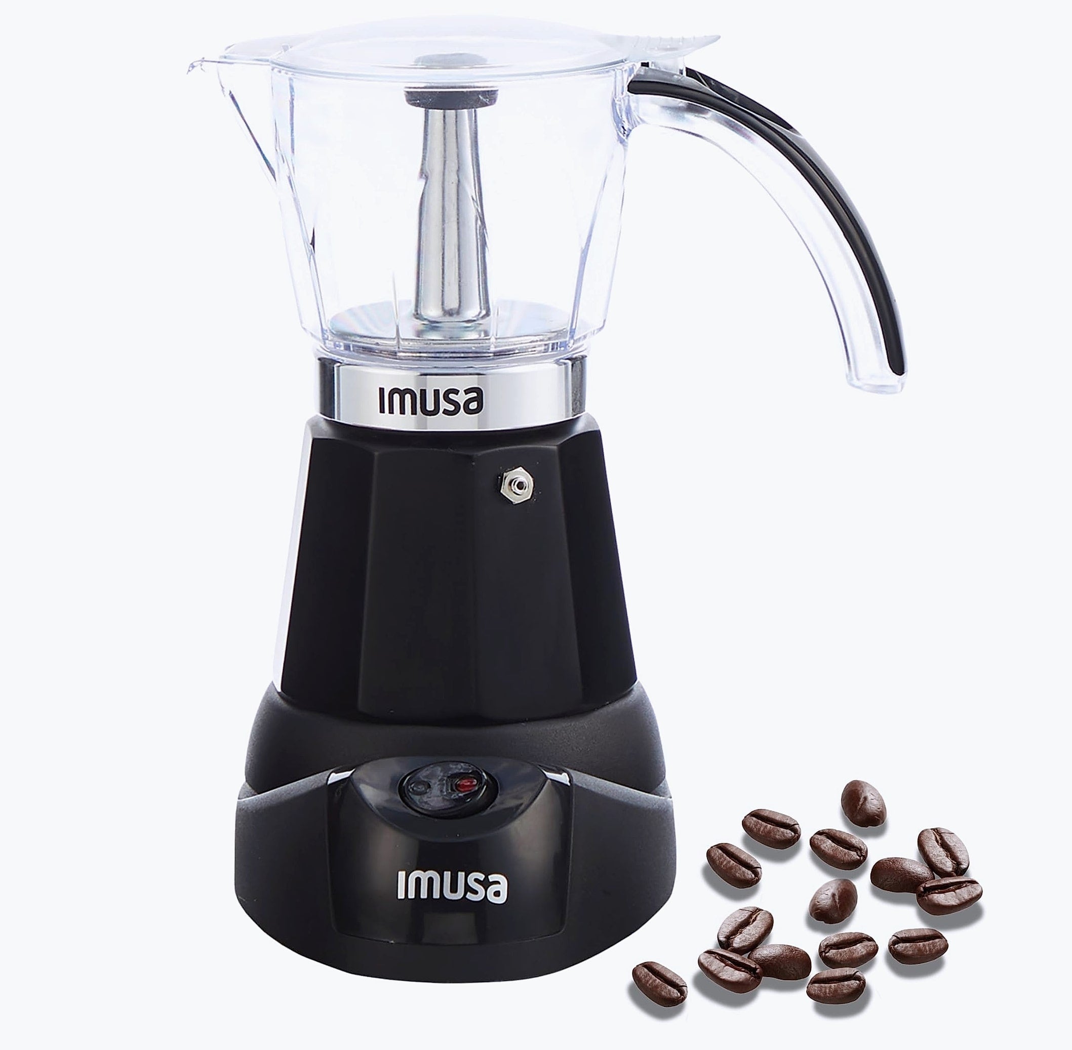 Imusa Electric Espresso Maker, 6 or 3 Cup Moka Coffee Machine