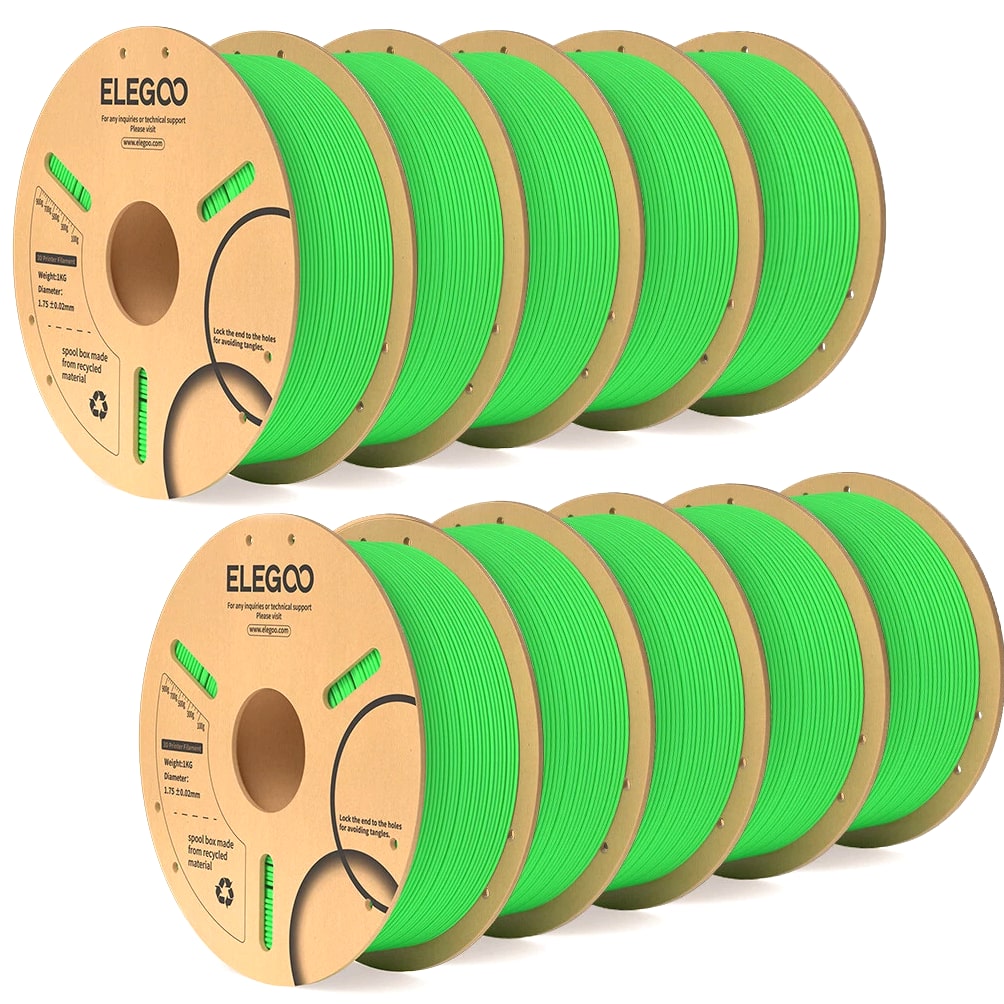 ELEGOO PLA 3D Printer Material Filament Dimensional Accuracy +/- 0.02mm 10 kg
