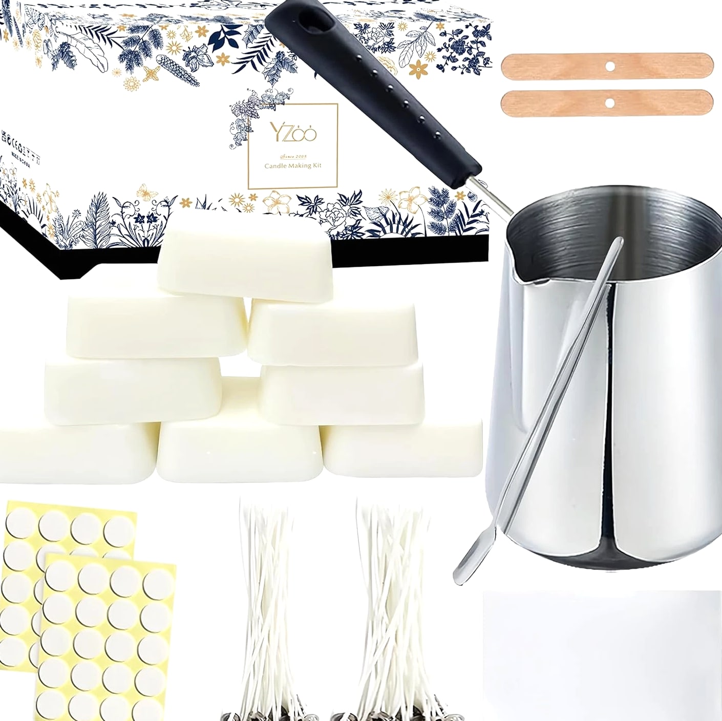 Candle Making Kit for Adults and Beginners, Candle Making Supplies Include Soy Wax