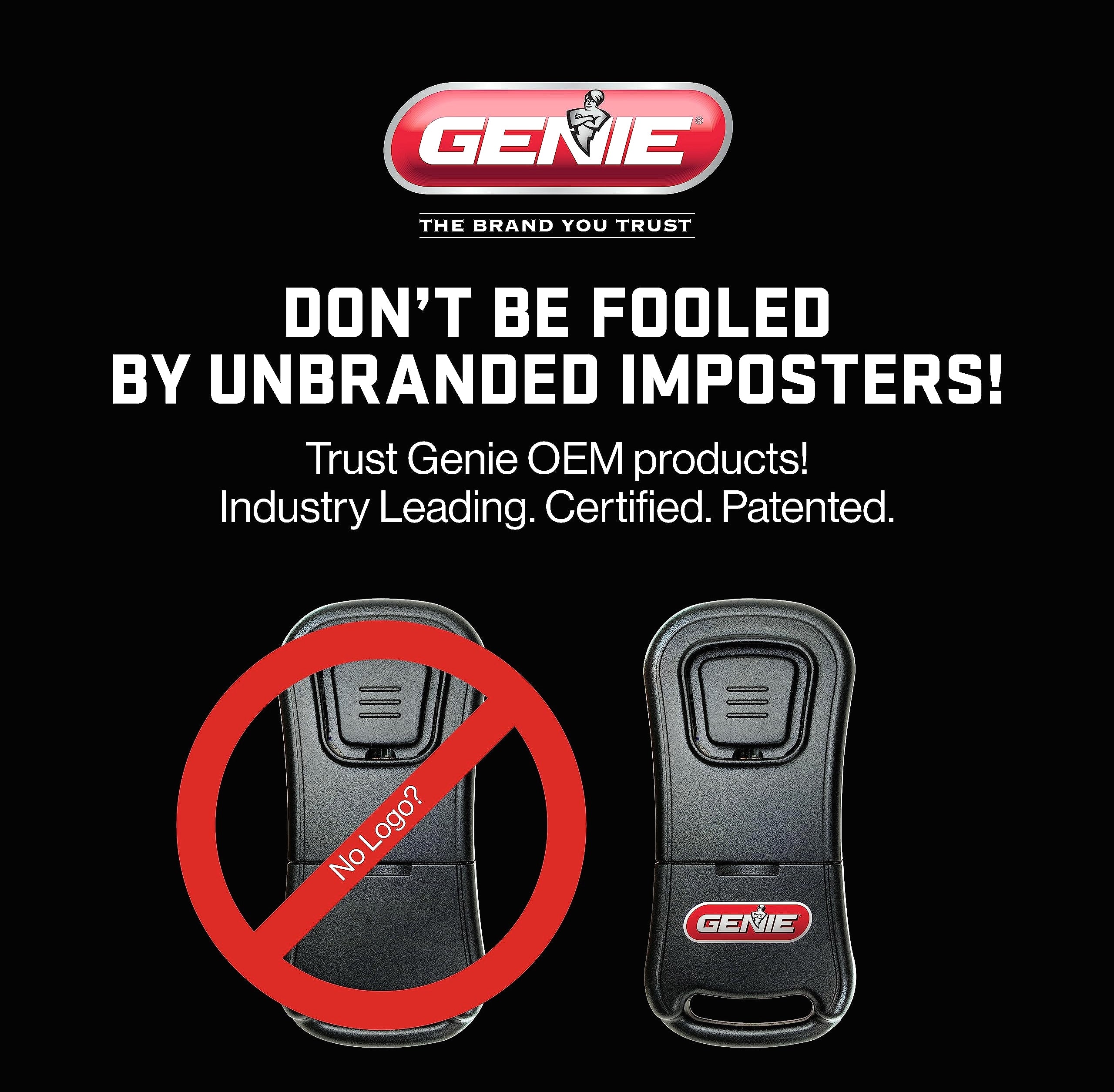 Genie G1T-BX Single Button Garage Door Opener Remote