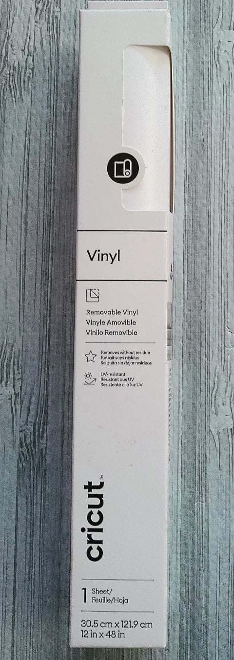 LOT of 5 Cricut White Vinyl Sheets and 3 Iron On Transfer Sheets
