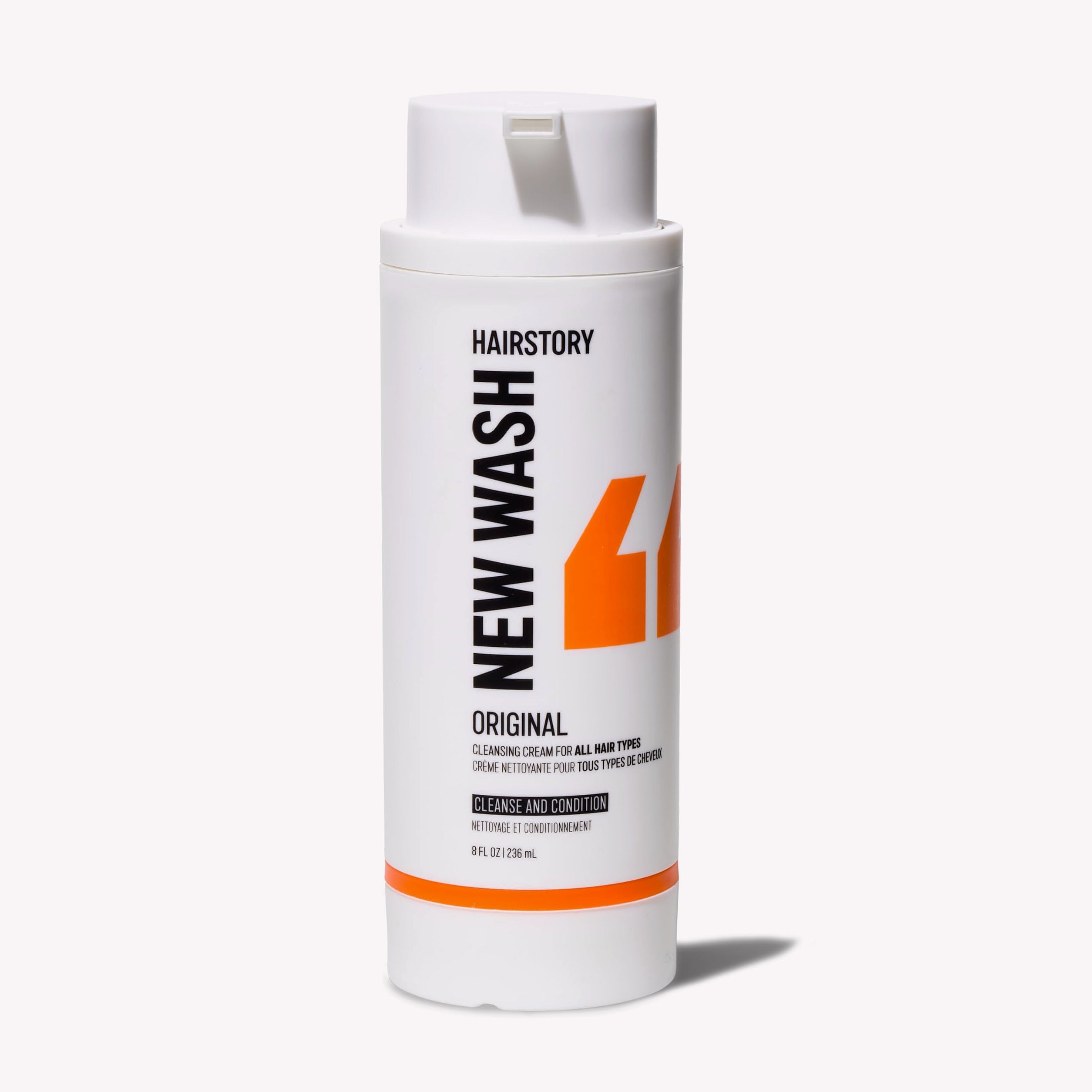 Hairstory New Wash Original Detergent-Free Cleansing Cream, 8 oz