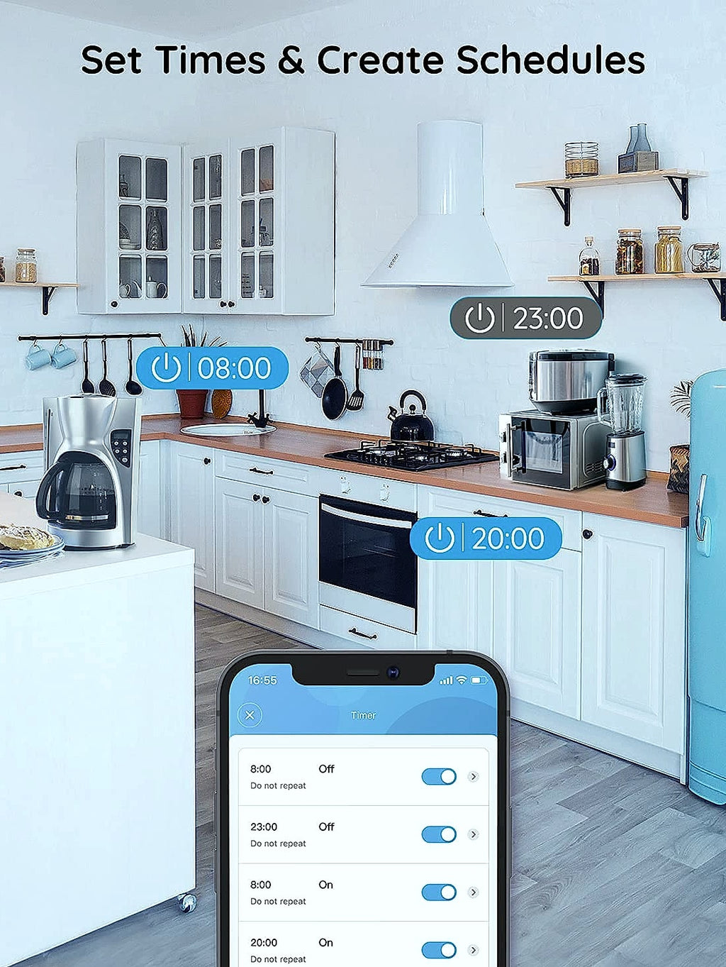 Govee Smart Plug, WiFi Bluetooth Outlets 2 Pack Work with Alexa and Google Assistant Bundle with Govee Dual Smart Plug 2 Pack, 15A WiFi Bluetooth Outlet, Work with Alexa and Google Assistant, 2-in-1