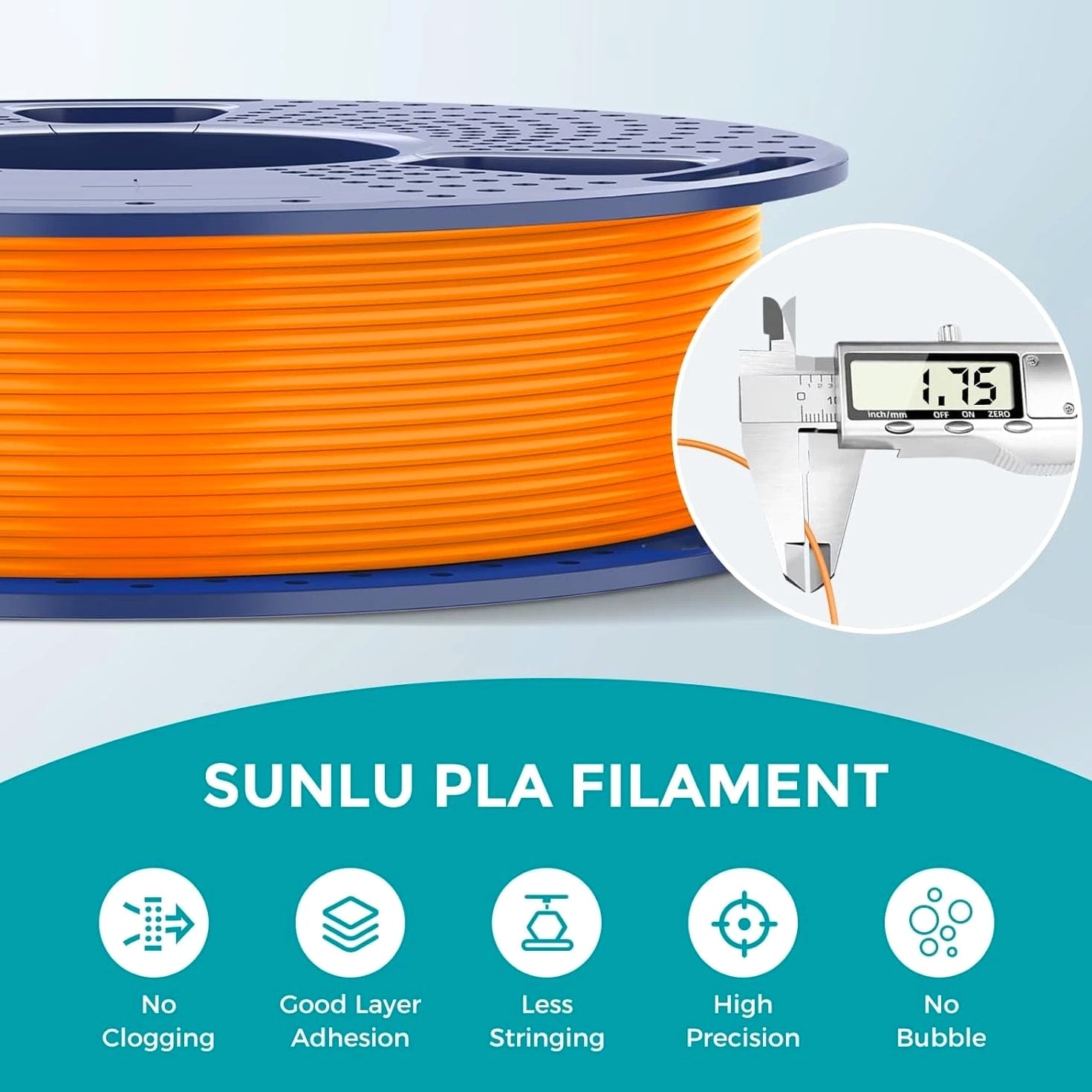250g PLA Filament 1.75mm Bundle 3D Printer Filament Neatly Wound For Beginners