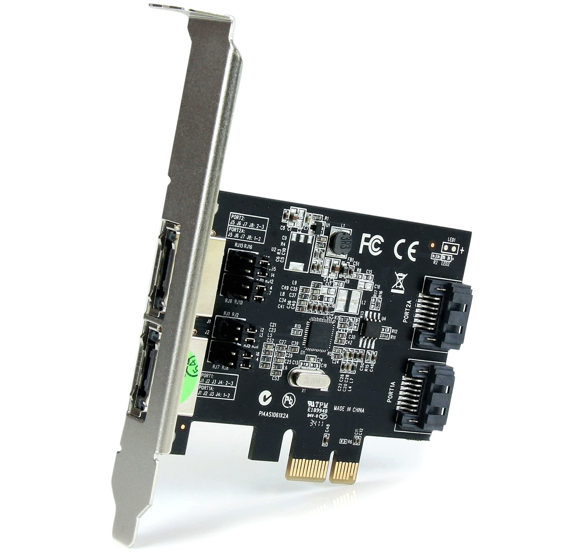 StarTech PEXESAT322I 2-Port PCIe SATA eSATA Controller Card