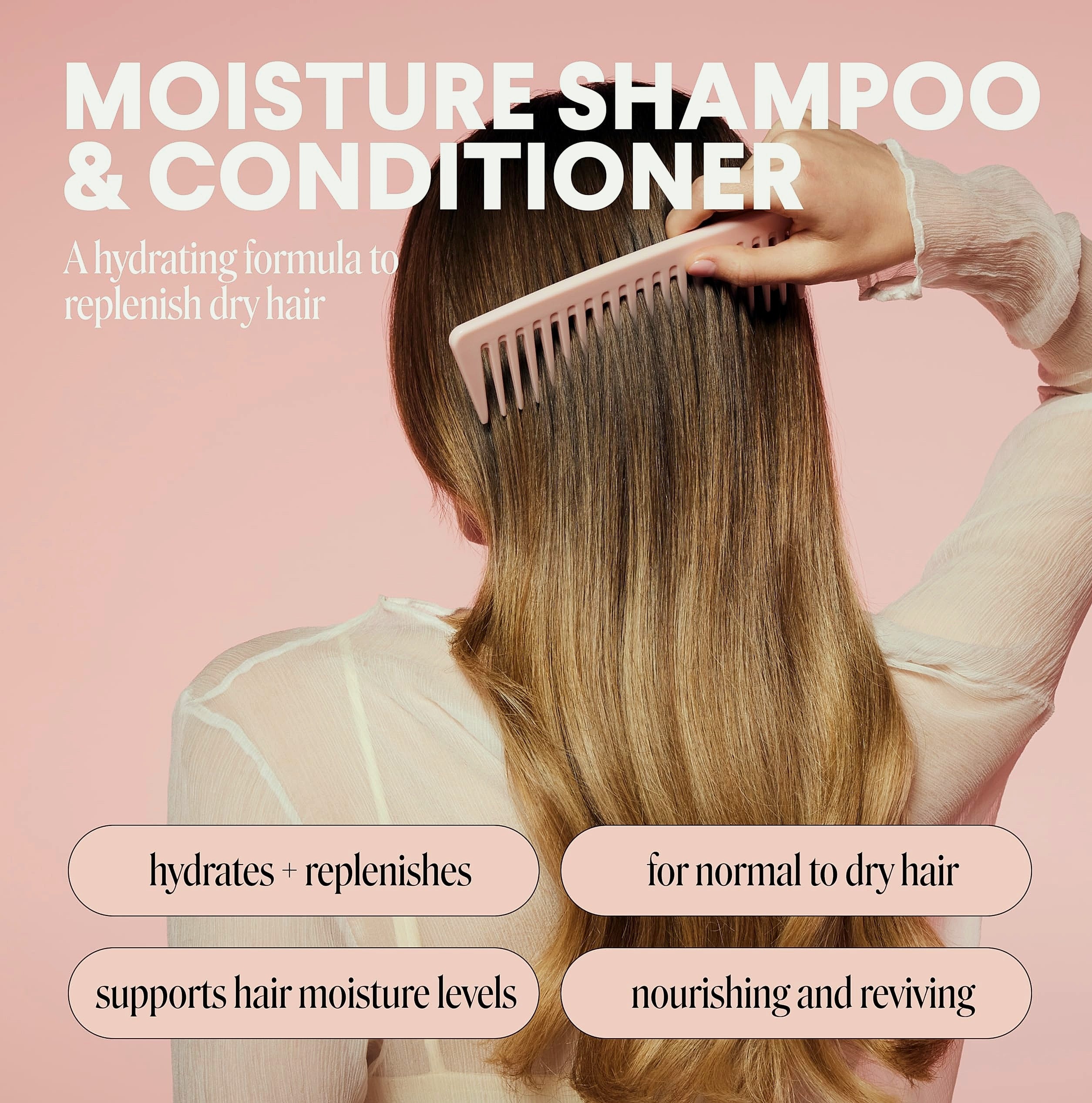 Monday Haircare Moisture Shampoo and Conditioner Set for Dry Hair