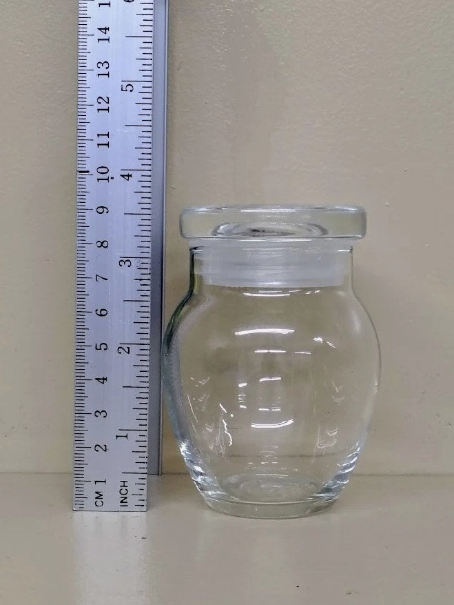 12 Pack Glass Candle Jars - 4oz Candle Jars with Lid, Clear Glass