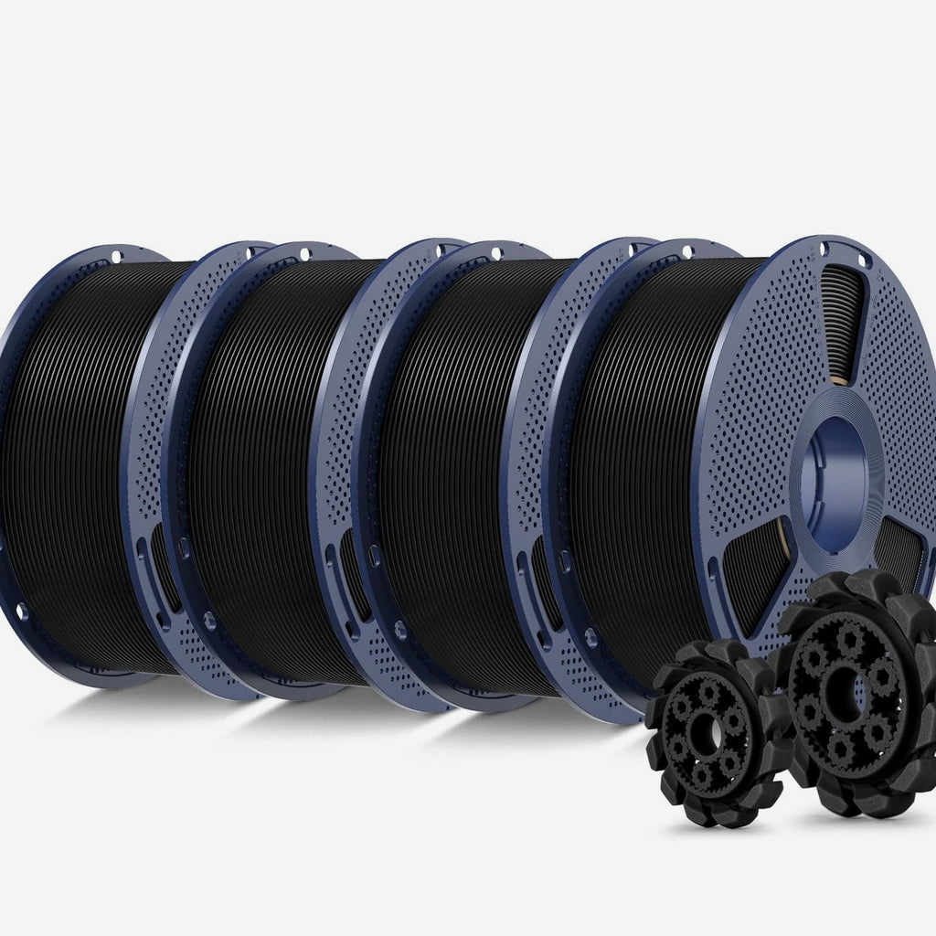 PLA+2.0 3D Printer Filament Bundle, 4KG Upgrade PLA+ Filament 1.75mm, Tougher...
