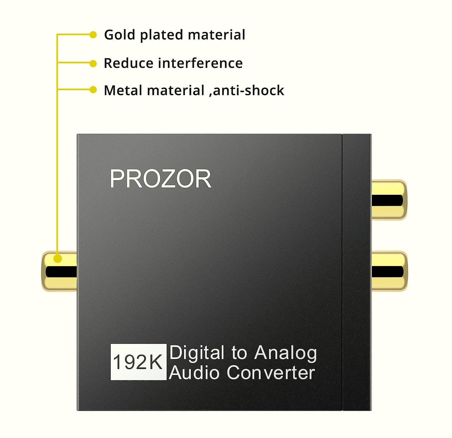 PROZOR 192KHz Digital to Analog Audio Converter DAC