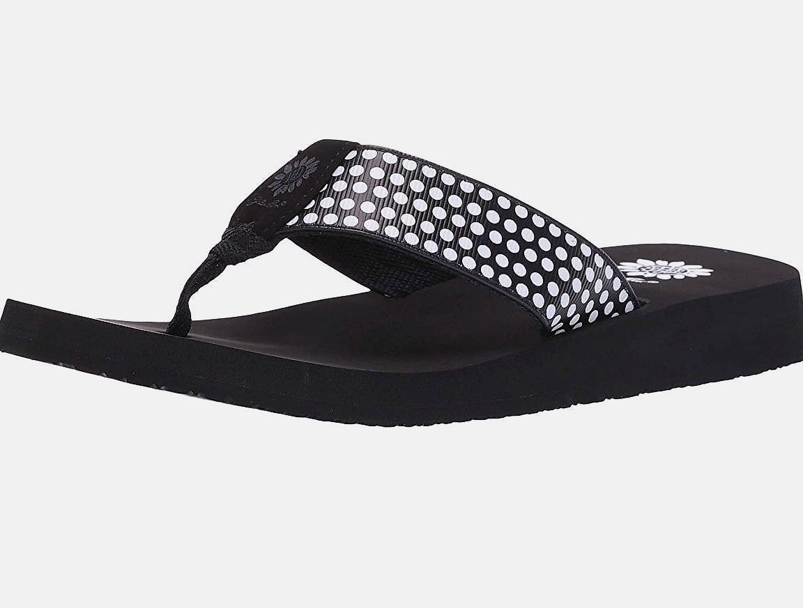 Yellow Box Fromy Girls' Sandals with Polka Dot Strap