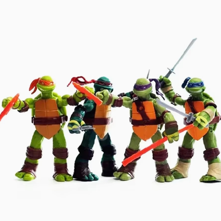 Teenage Mutant Ninja Turtles Classic Collection Tmnt Set of 4 Action Figures Toy