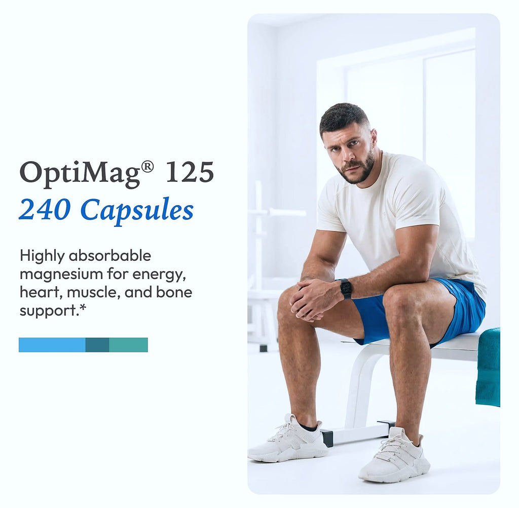 XYMOGEN OptiMag 125 Magnesium Glycinate & Malate Support