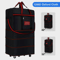 Expandable Duffle Luggage Bag 1200D Foldable Travel Bag 32"/42" w/Rolling Wheels