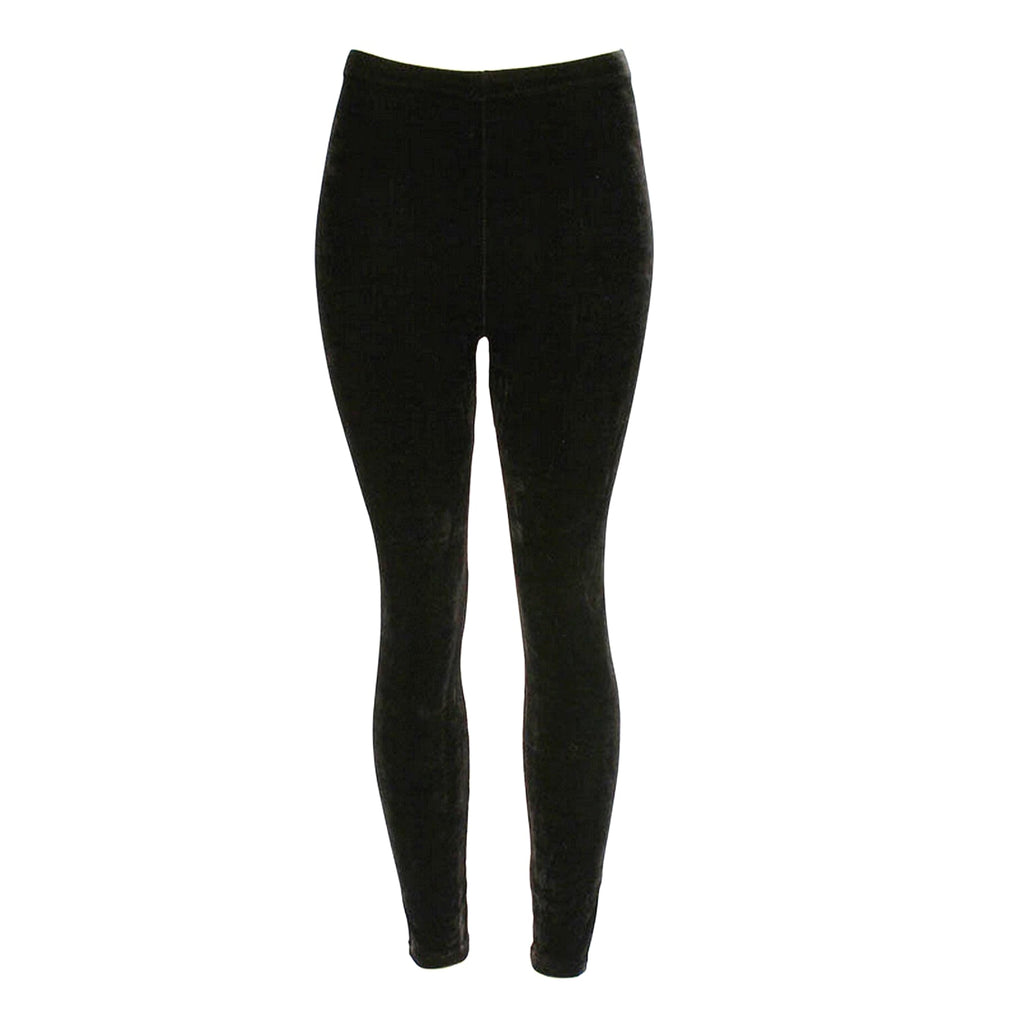 TD Women's Ultra Soft Velvet Stretch Winter Leggings One Size