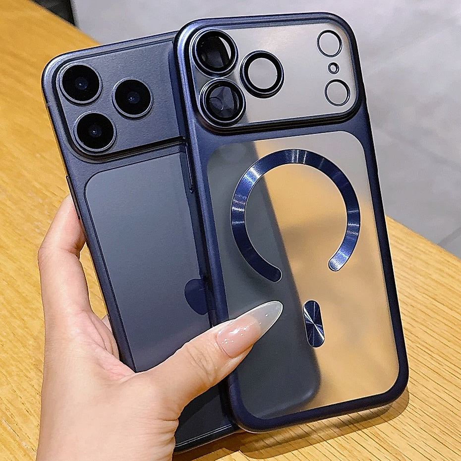 Matte Translucent Magnetic iPhone 17 Pro Max Case with Magsafe