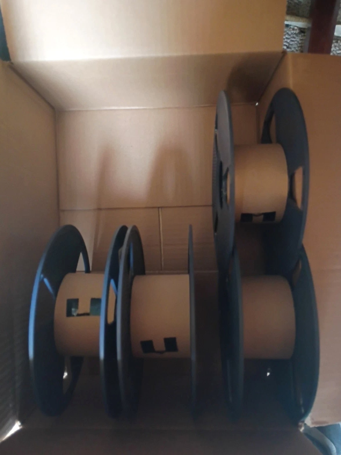 4x Sunlu Empty Reusable Filament Spool for 1.75mm / 1kg - AMS CFS Compatible
