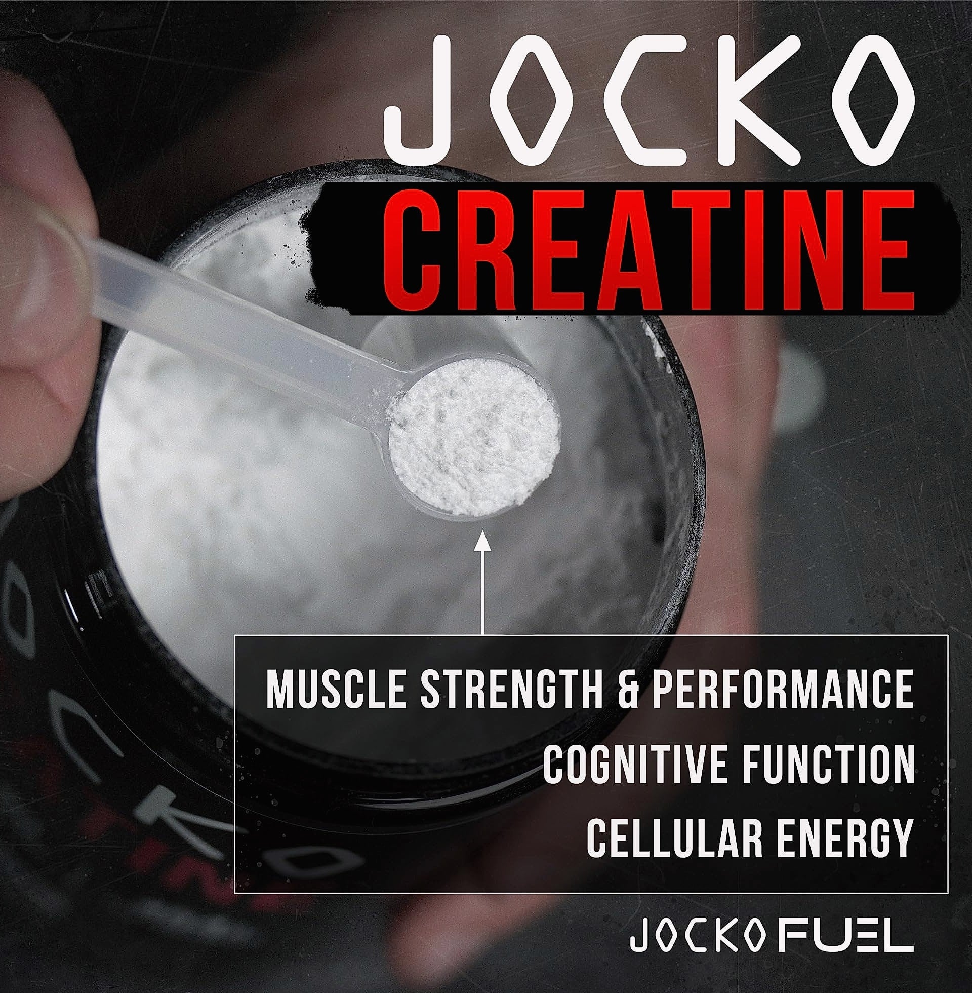 Jocko Fuel Creatine Monohydrate Powder, 450g