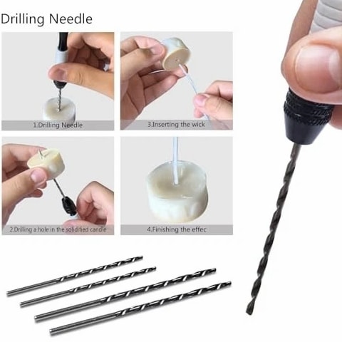 Beginner's Candle Making Kit for Adults, Wick Needle Tool Multiple 33 Pieces