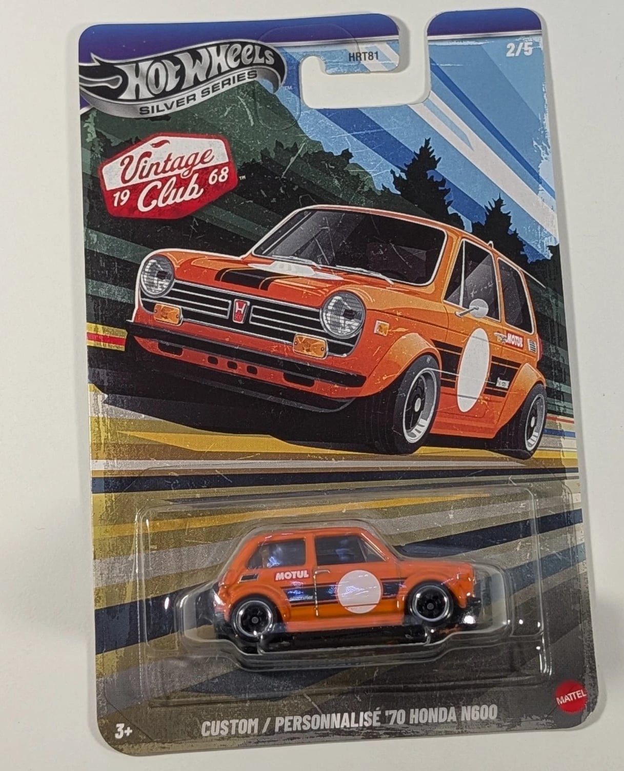 Hot Wheels Vintage Club 1968 Set of 5 Cars 1:64 Scale Diecast Cars (A31)