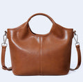 BOSTANTEN Vegan Leather Satchel Handbag with Detachable Strap