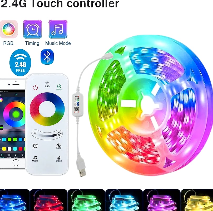 GBKOF RGB LED Strip Lights 5M 10M 20M 30M App Control