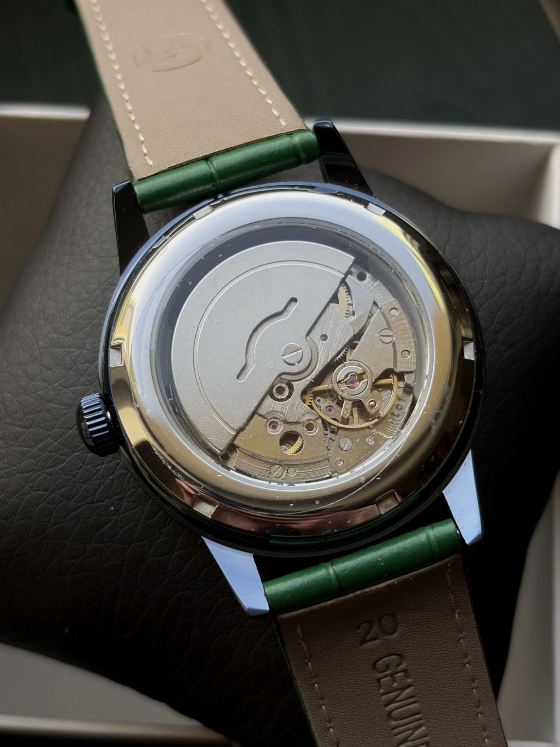 Raketa 24 Hour Polar Automatic Watch 40mm - (Green Dial - Dark Blue Case)