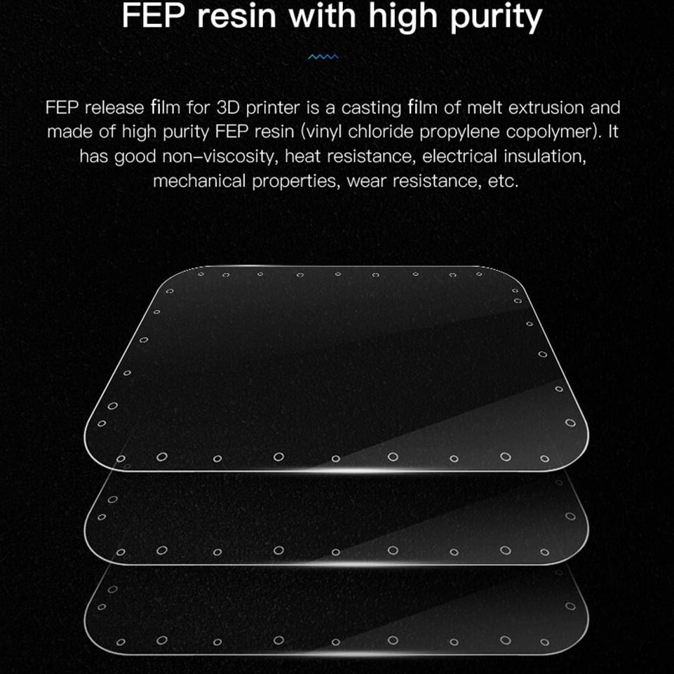 LD-006 FEP Film 266*190*0.15MM for LD-006 UV Resin 3D Printer Parts