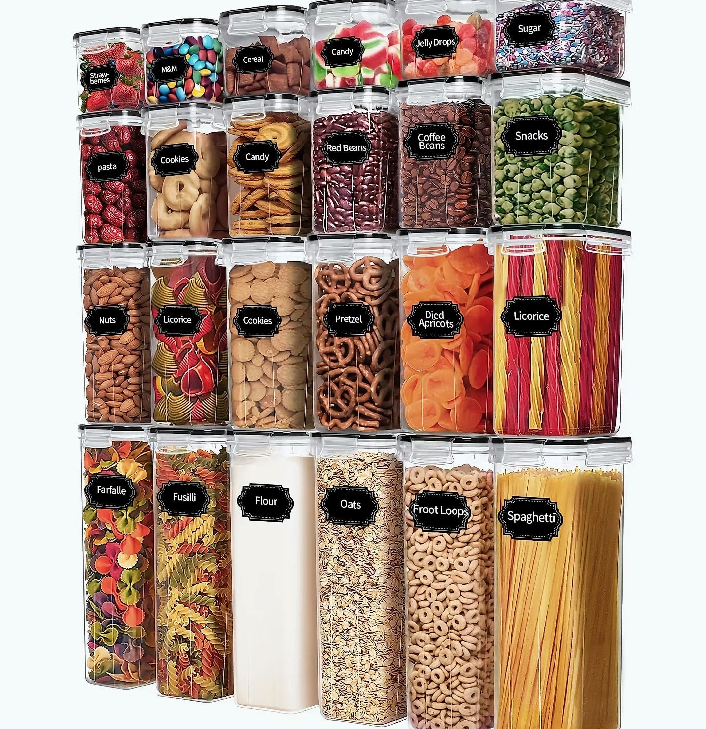 ATMDOG 24-Piece Airtight Food Storage Containers Set
