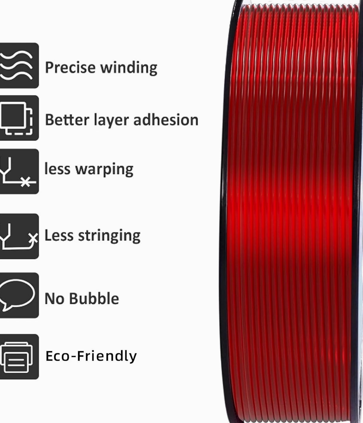 High Elasticity TPU Filament for FDM 3D Printers