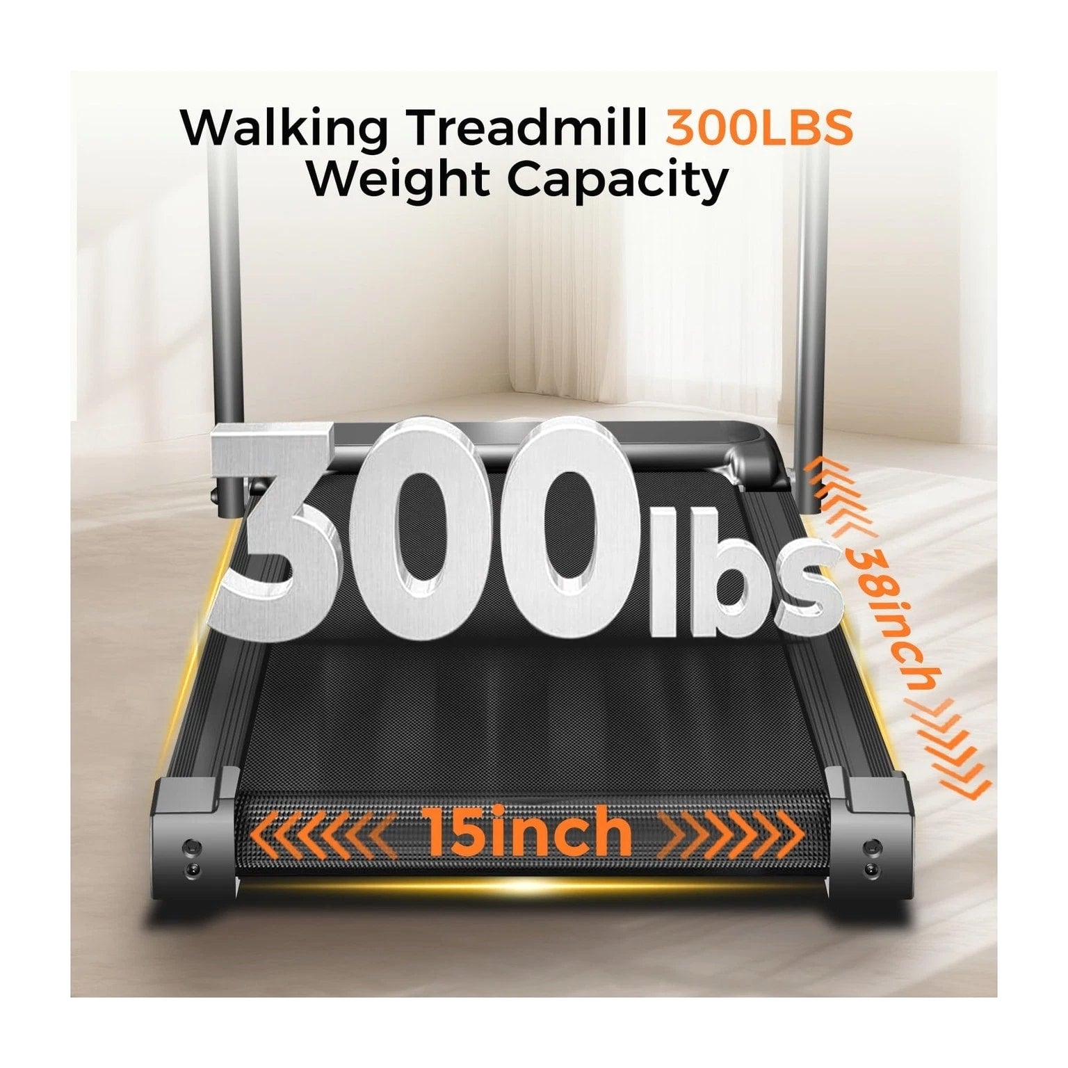 Aiteid Treadmill with Incline, 3.0HP Small Treadmills for Home, Portable Electric